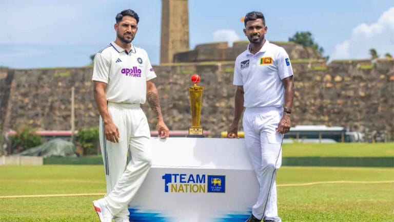 India vs Sri Lanka Test Series schedule